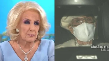 Conmoción por las fotos de Mirtha Legrand tras salir del hospital