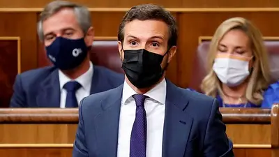 El titular del Partido Popular, la principal fuerza opositora de España, Pablo Casado. El titular del Partido Popular, la principal fuerza opositora de España, Pablo Casado.