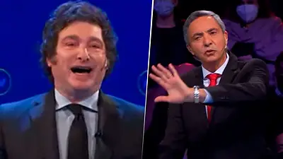Debate 2021: Edgardo Alfano muteó a Javier Milei Debate 2021: Edgardo Alfano muteó a Javier Milei