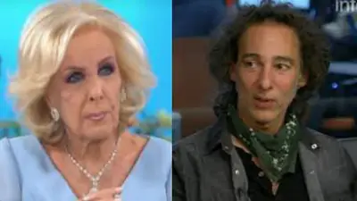 Mirtha Legrand y Javier Calamaro. Mirtha Legrand y Javier Calamaro.