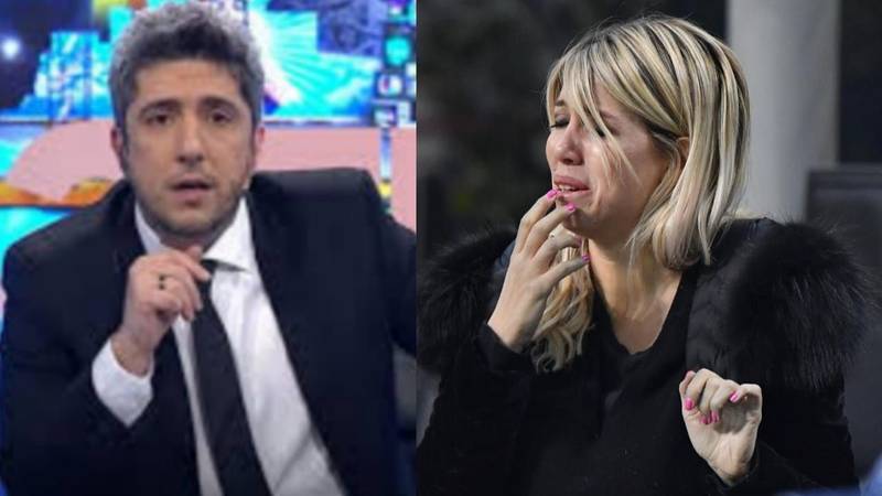 Jey Mammón y Wanda Nara.