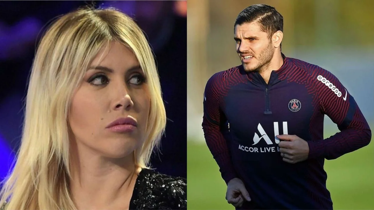 Wanda Nara y Mauro Icardi.