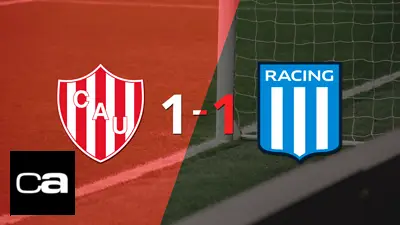 Unión y Racing Club se repartieron los puntos en un 1 a 1 Unión y Racing Club se repartieron los puntos en un 1 a 1