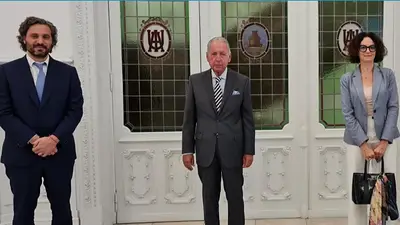 En medio de la tensión con empresarios, Funes de Rioja recibió a Cafiero y Todesca En medio de la tensión con empresarios, Funes de Rioja recibió a Cafiero y Todesca