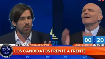 Debate 2021 | El fuerte exabrupto de Espert contra Del Caño: "Nico internate, estás mal de la cabeza" Debate 2021 | El fuerte exabrupto de Espert contra Del Caño: "Nico internate, estás mal de la cabeza"