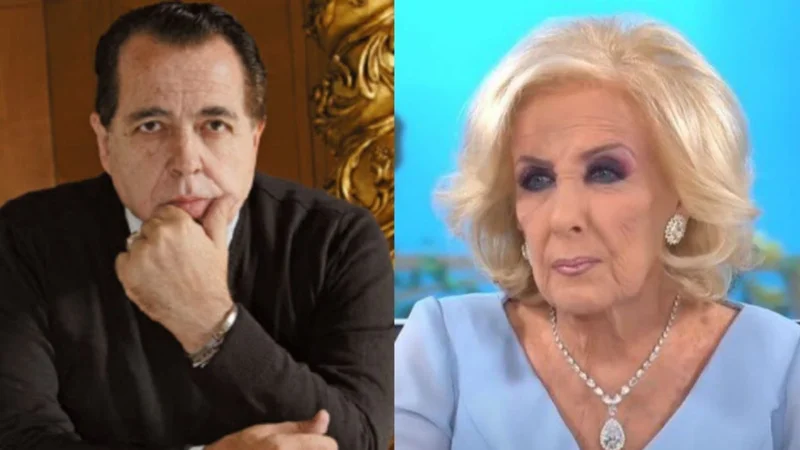 Mirtha Legrand y Hector Vidal Rivas.