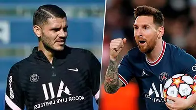 Mauro Icardi y Lionel Messi Mauro Icardi y Lionel Messi