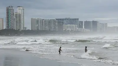 Huracán Rick toca tierra en el suroeste de México Huracán Rick toca tierra en el suroeste de México