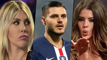 Explosivo chat de Mauro Icardi a La China Suárez sobre Wanda Nara