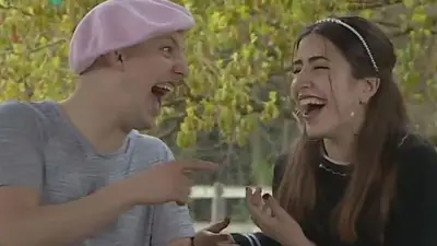Gino y Ximena, participantes de Bake Off Argentina. Gino y Ximena, participantes de Bake Off Argentina.