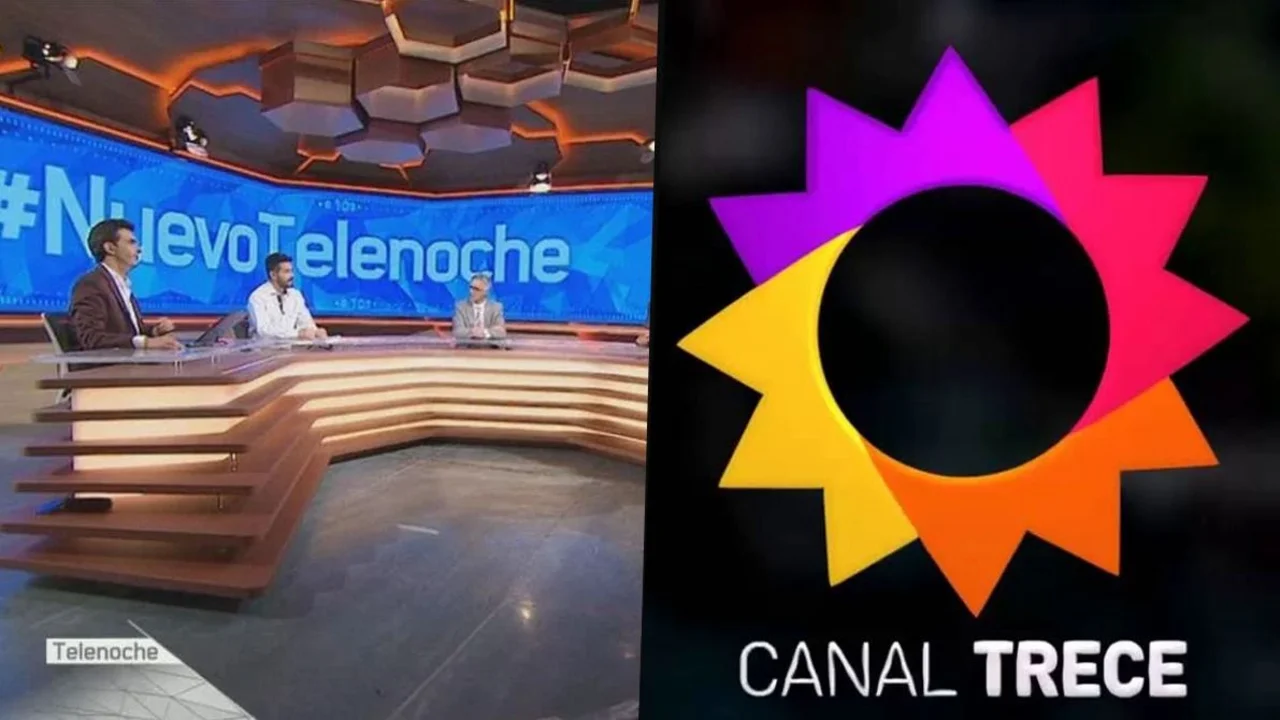 Periodistas en un programa de El Trece