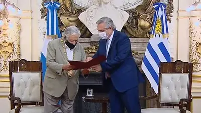 Alberto Fernández con Pepe Mujica Alberto Fernández con Pepe Mujica