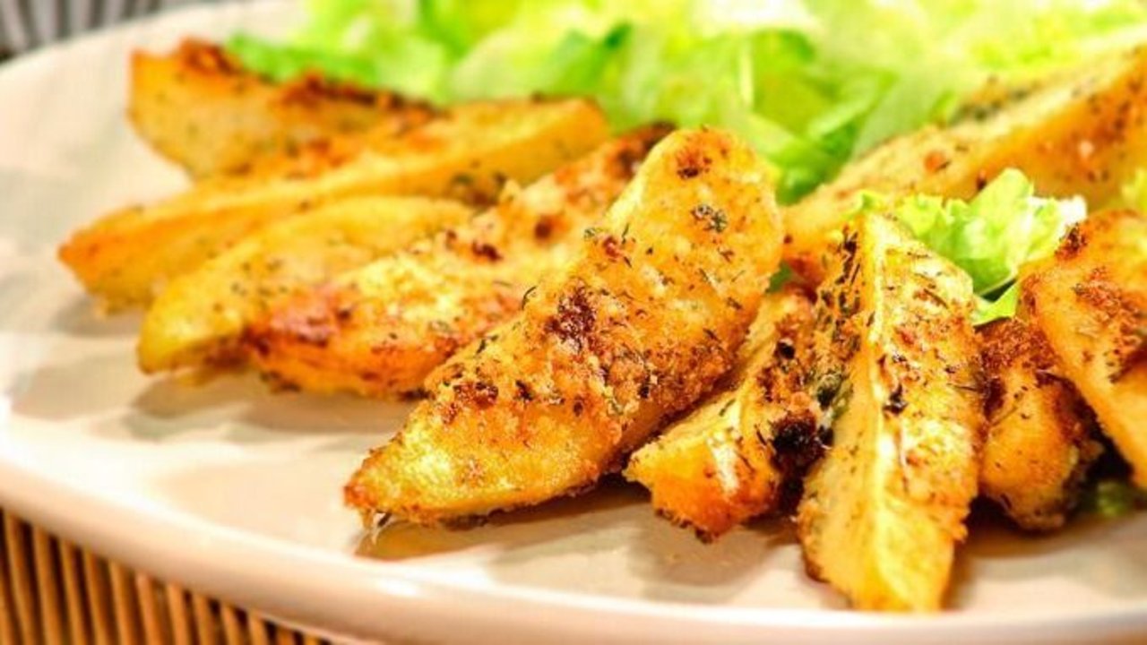 Papas cuña.