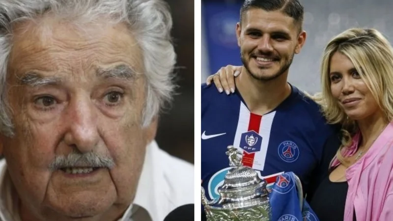 Pepe Mujica. Mauro Icardi. Wanda Nara.