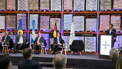Bayer anunció inversiones en la Argentina por U$S 156 millones Bayer anunció inversiones en la Argentina por U$S 156 millones