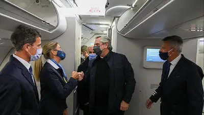 El presidente viajó a Europa para participar del G20 y la Conferencia por el Cambio Climático en Glasgow El presidente viajó a Europa para participar del G20 y la Conferencia por el Cambio Climático en Glasgow