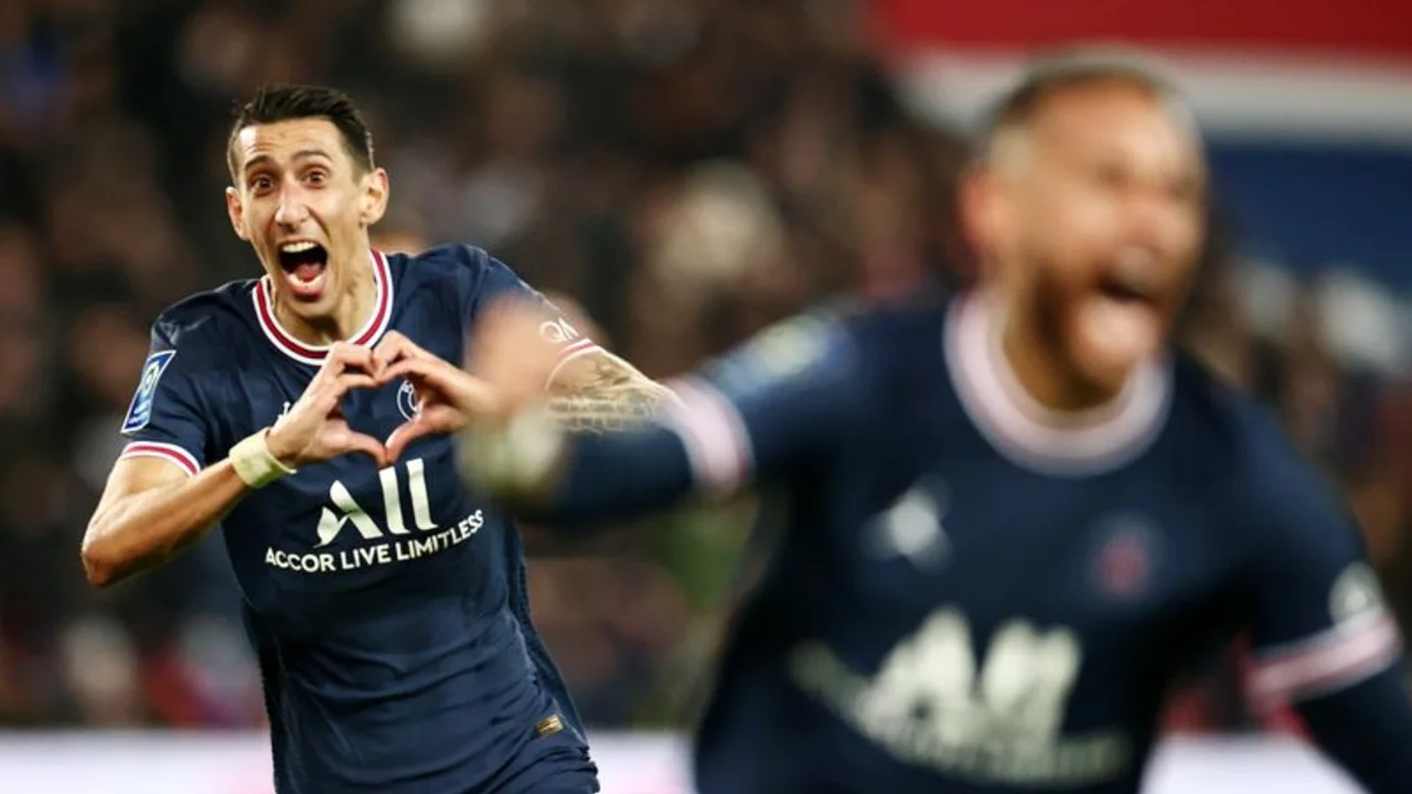 PSG vence a Lille en Ligue 1 con un soberbio Di María y un Messi lesionado
