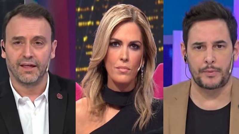 Adrián Pallares, Viviana Canosa y Rodrigo Lussich