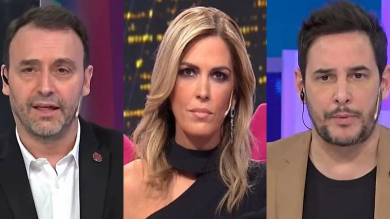 Adrián Pallares, Viviana Canosa y Rodrigo Lussich
