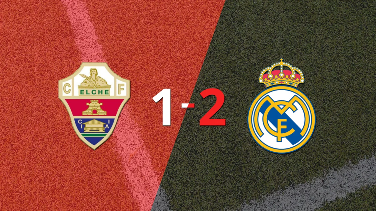 Vinicius Júnior anota doblete en la victoria por 2 a 1 de Real Madrid sobre Elche