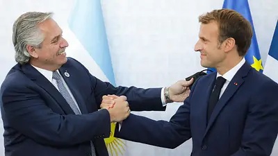 Alberto Fernández y Justin Trudeau Alberto Fernández y Justin Trudeau