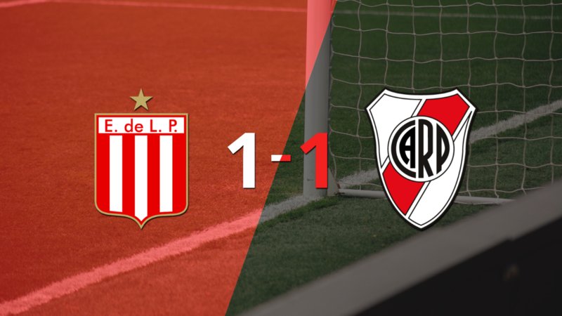 Estudiantes y River Plate se repartieron los puntos en un 1 a 1