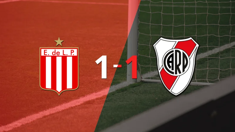 Estudiantes y River Plate se repartieron los puntos en un 1 a 1