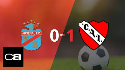 Independiente derrotó a Arsenal 1 a 0 Independiente derrotó a Arsenal 1 a 0
