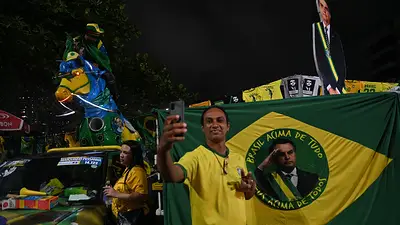 El bolsonarismo tuvo un festejo express en Río de Janeiro y mantuvo el relato de fraude electoral El bolsonarismo tuvo un festejo express en Río de Janeiro y mantuvo el relato de fraude electoral