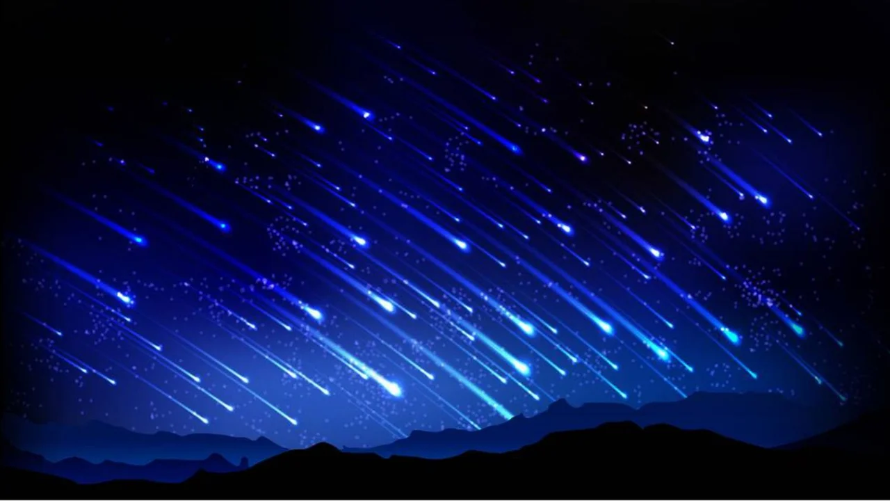 Lluvia de estrellas. 