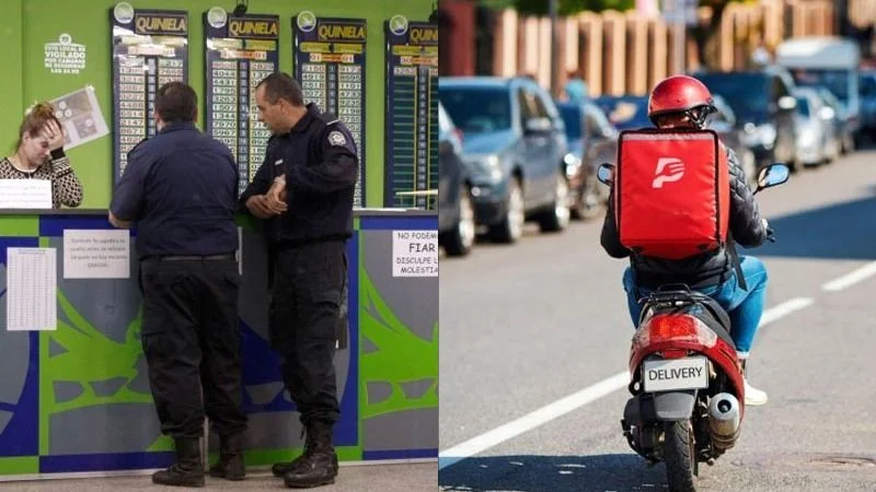 Un hombre ganó 11 millones de dólares en la Quiniela, perdió todo y ahora trabaja como repartidor