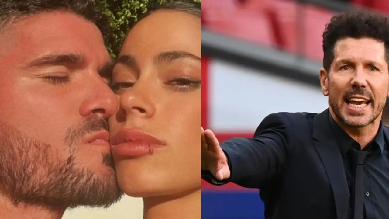Rodrigo De Paul. Tini Stoessel. Cholo Simeone