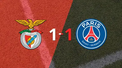 Benfica no pudo en casa ante PSG y empataron 1-1 Benfica no pudo en casa ante PSG y empataron 1-1