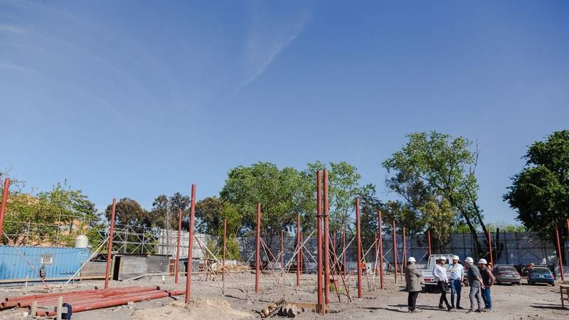 Hurlingham: avanza la construcción del nuevo hospital de PAMI