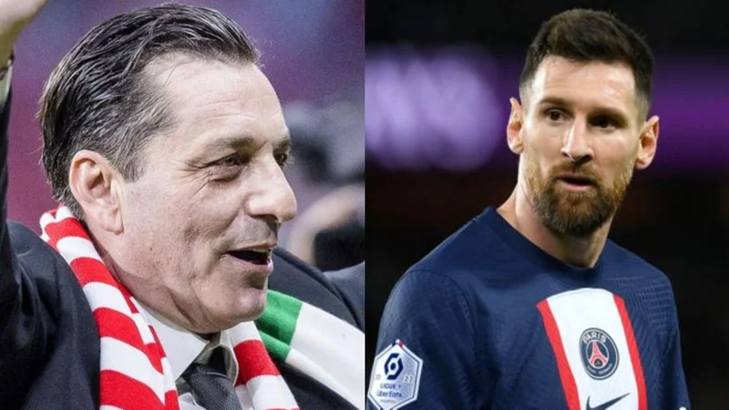 Paulo Futre Lionel Messi Barcelona PSG