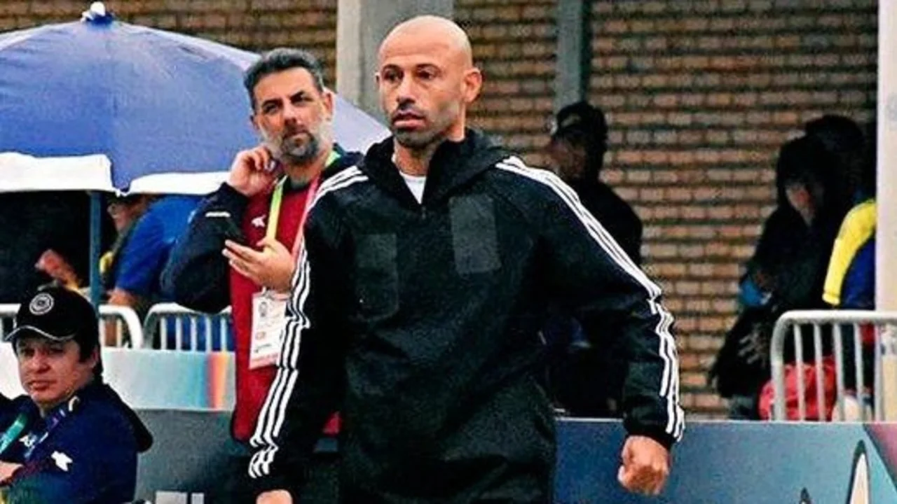 Selección Argetina Sub 20, Javier MAscherano, Juegos Suramericanos Asunción 2022, Colombia.