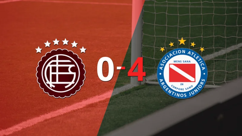 Sin apuros, Argentinos Juniors venció a domicilio a Lanús
