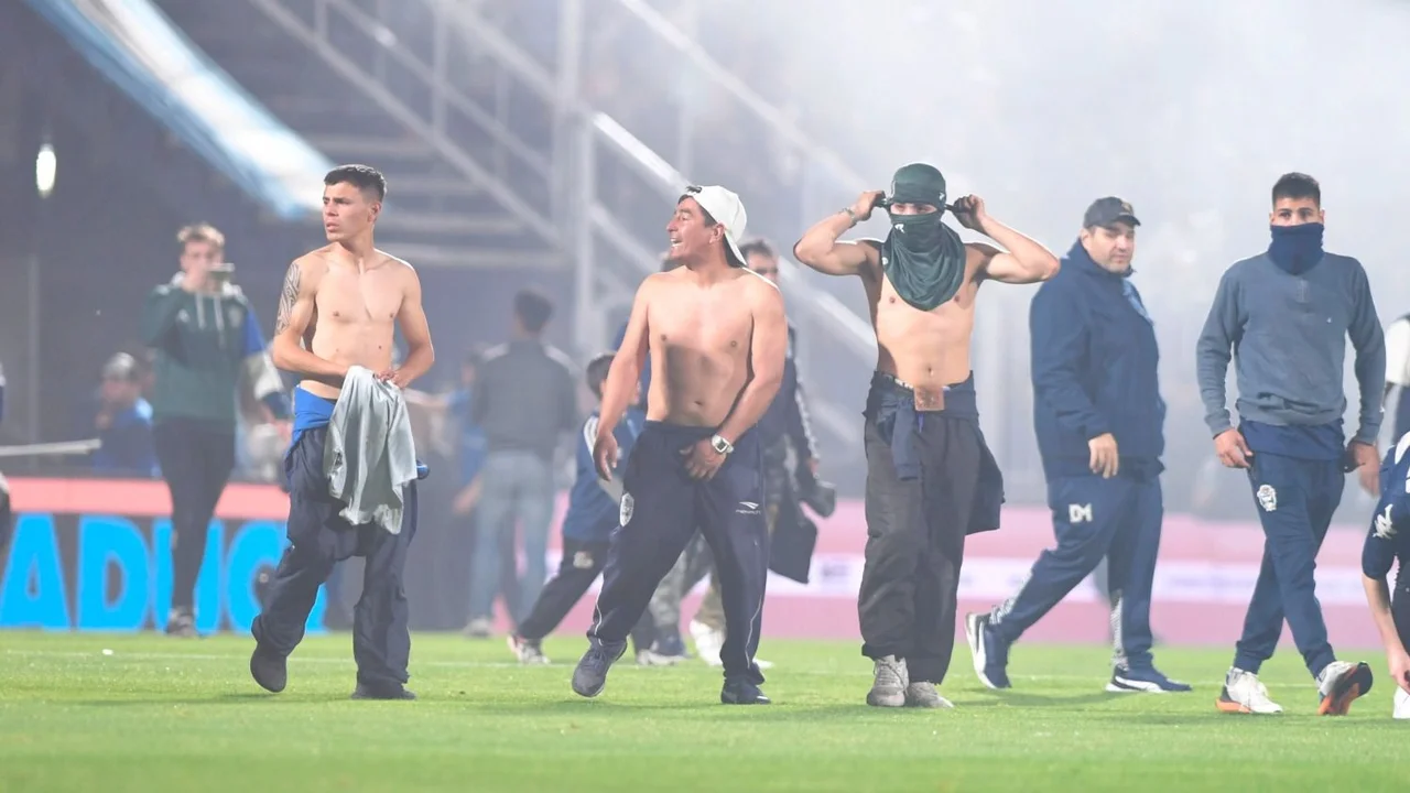 Incidentes en Gimnasia 