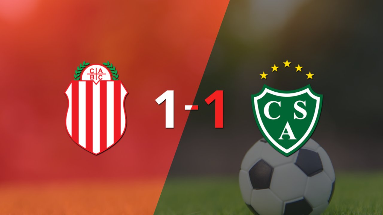 Empate a uno entre Barracas Central y Sarmiento