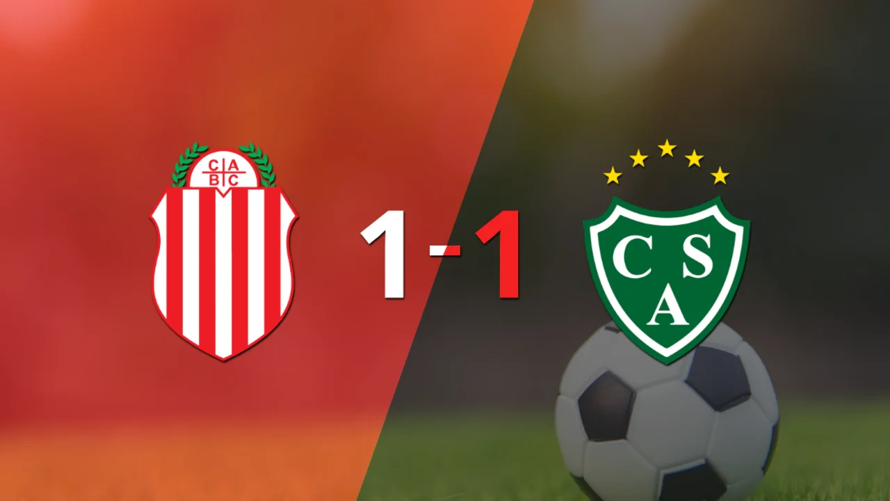 Empate a uno entre Barracas Central y Sarmiento