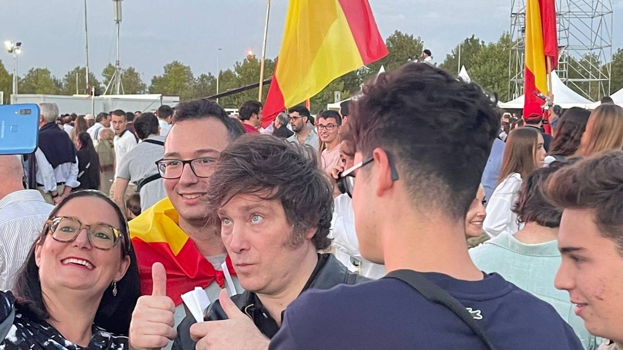 Milei se reunió con la ultraderecha de España: "Somos moralmente superiores"