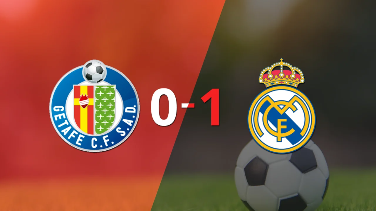 Real Madrid derrotó a Getafe 1 a 0
