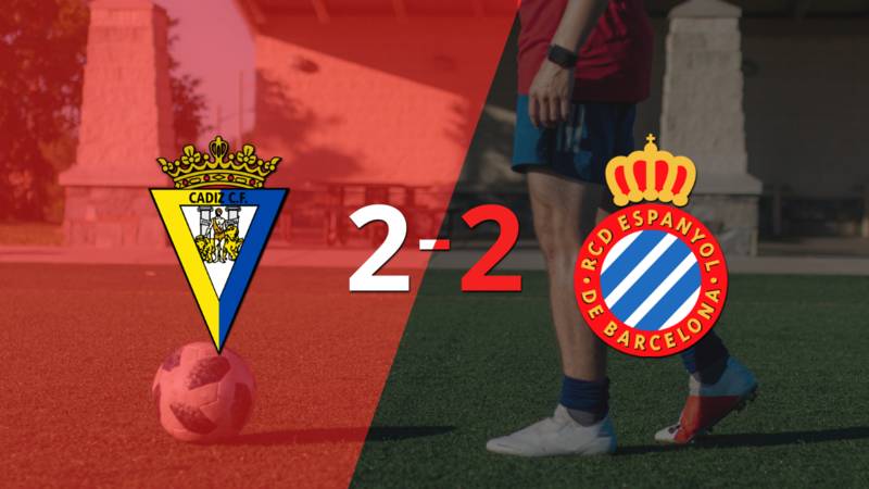 Espanyol empató 2-2 ante Cádiz con doblete de Joselu