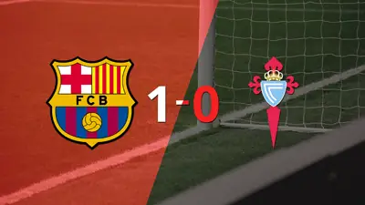 Barcelona aprovechó su localía y venció a Celta Barcelona aprovechó su localía y venció a Celta