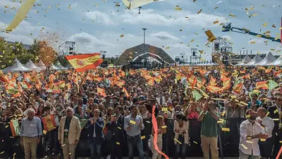 Manifestación en España. Manifestación en España.