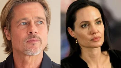 Brad Pitt y Angelina Jolie. Brad Pitt y Angelina Jolie.