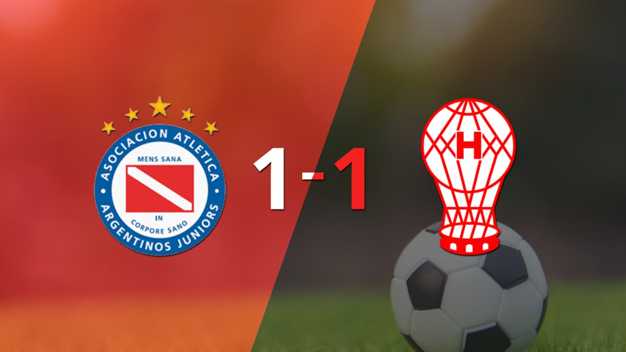 Huracán logró sacar el empate a 1 gol en casa de Argentinos Juniors