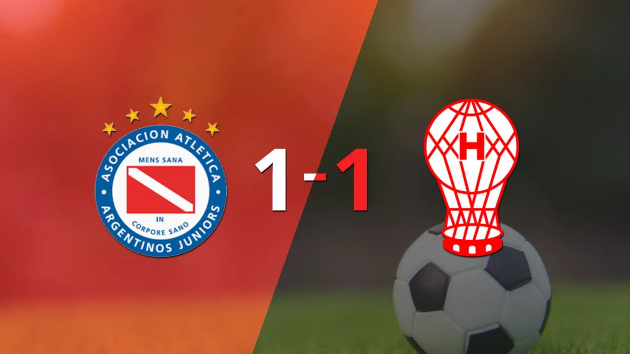 Huracán logró sacar el empate a 1 gol en casa de Argentinos Juniors