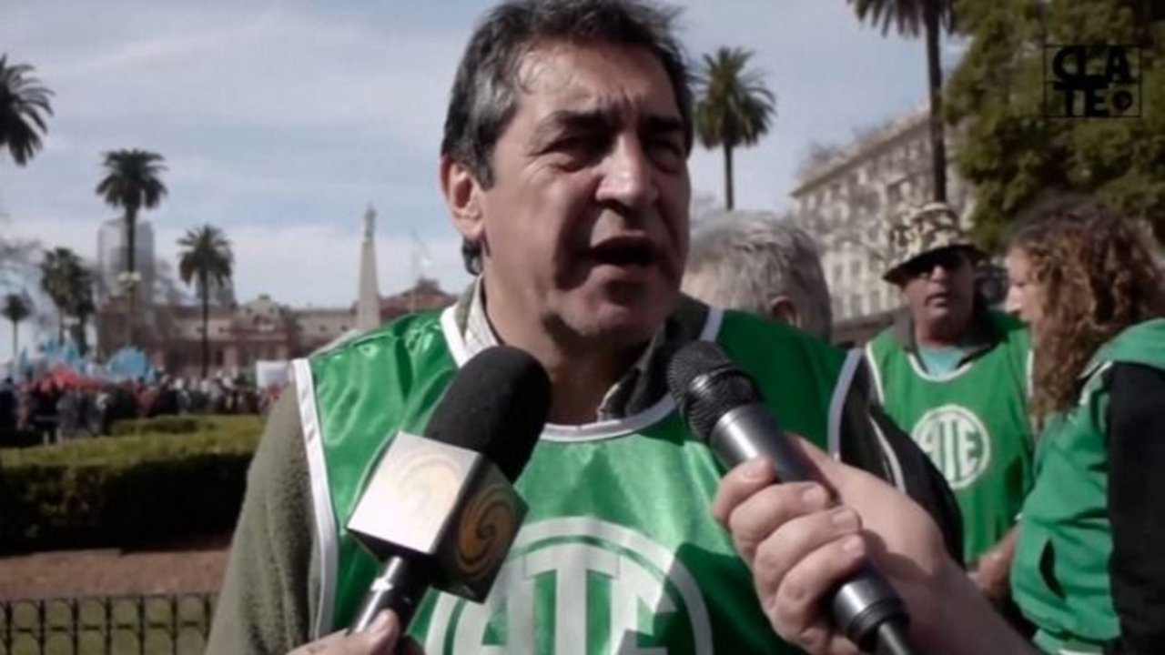 Secretario de ATE Nacional criticó a  "Kelly" Olmos: "Escasa experiencia sindical"