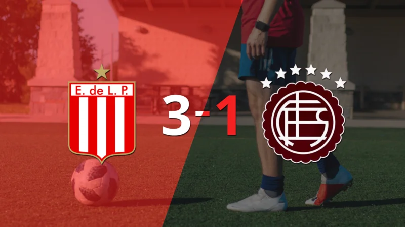 Con dos goles de Leandro Díaz, Estudiantes venció a Lanús